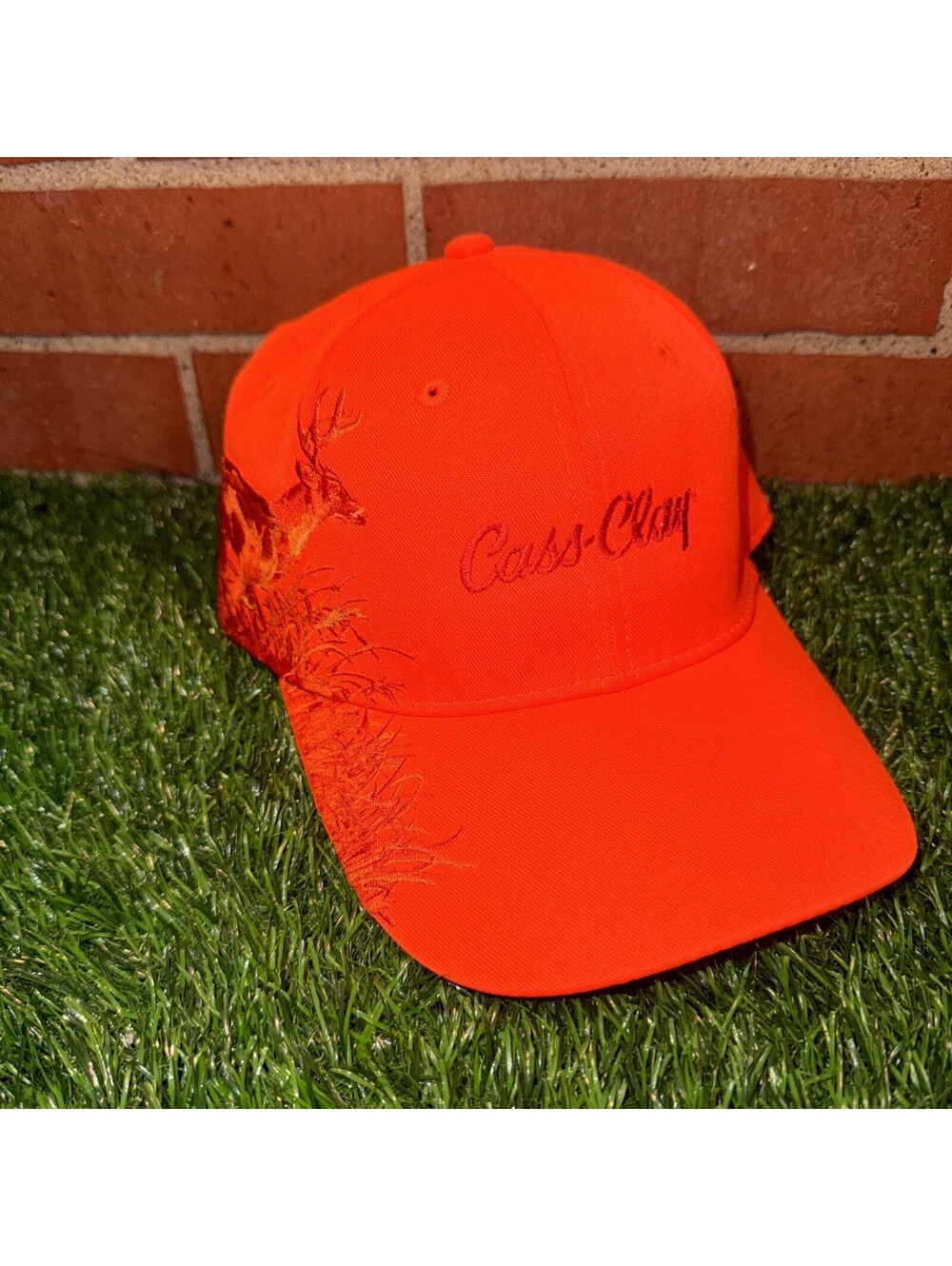 Cabela’s Dri-Duck Wildlife Series Cass-Clay Blaze Orange Embroidery Buck Scene